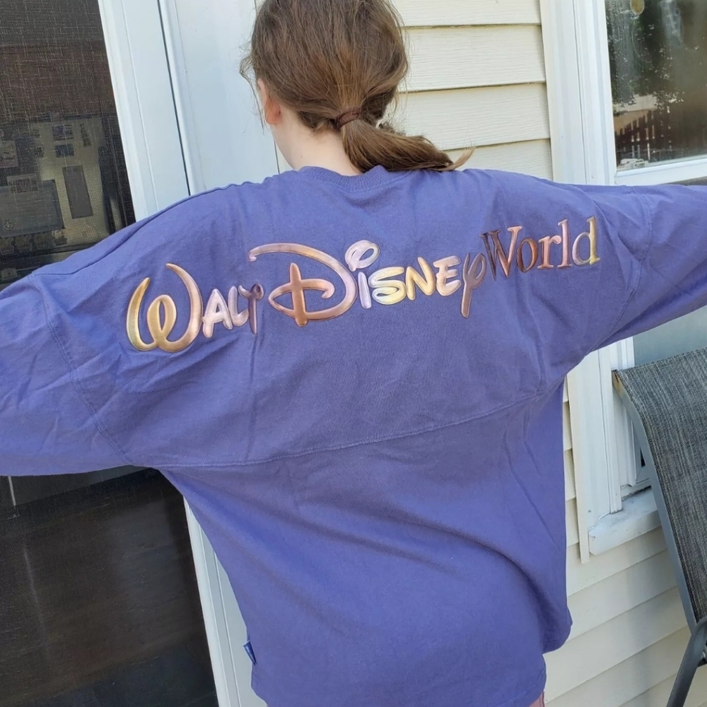 Walt Disney World 50th Anniversary Celebration Spirit Jersey Purple Adult Size M